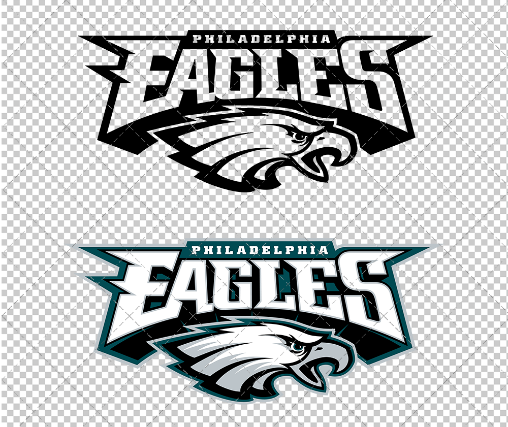 Philadelphia Eagles Alternate 1996, Svg, Dxf, Eps, Png - SvgShopArt