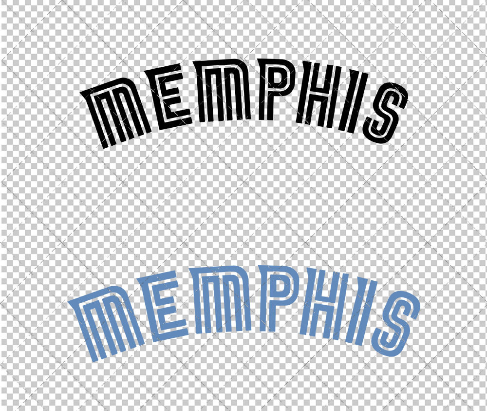 Memphis Grizzlies Jersey 2004 004, Svg, Dxf, Eps, Png - SvgShopArt