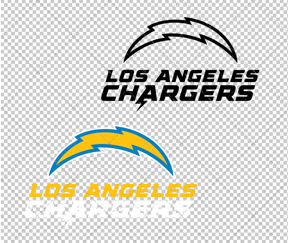 Los Angeles Chargers Alternate 2020 002, Svg, Dxf, Eps, Png - SvgShopArt