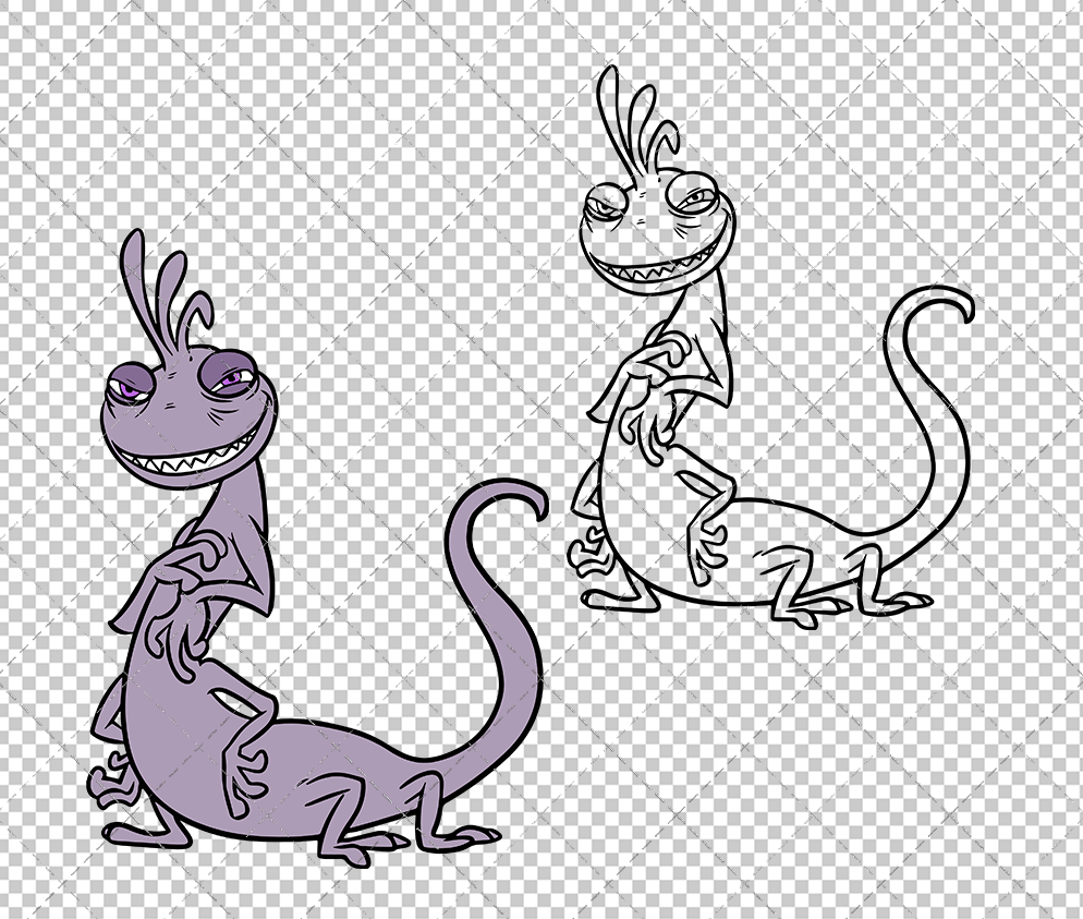 randy boggs monsters inc Randall Boggs - Monsters, inc. 002, Svg, Dxf, Eps, Png
