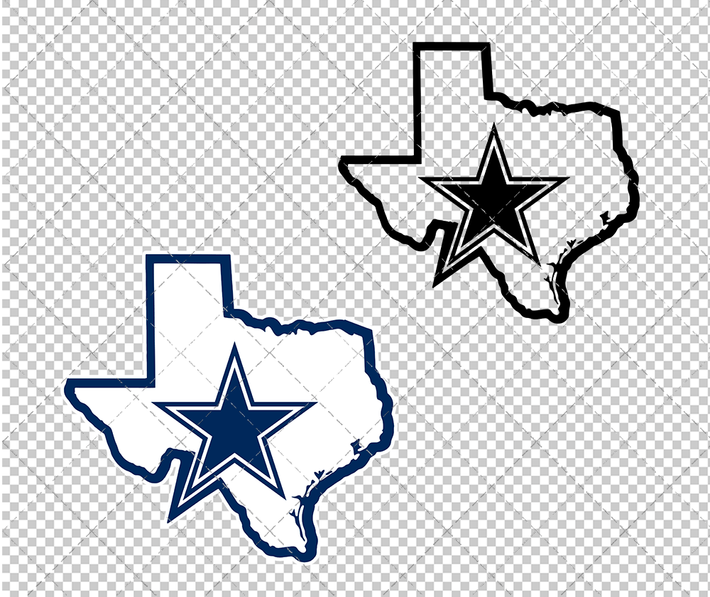 Dallas Cowboys Concept 1971 004, Svg, Dxf, Eps, Png - SvgShopArt