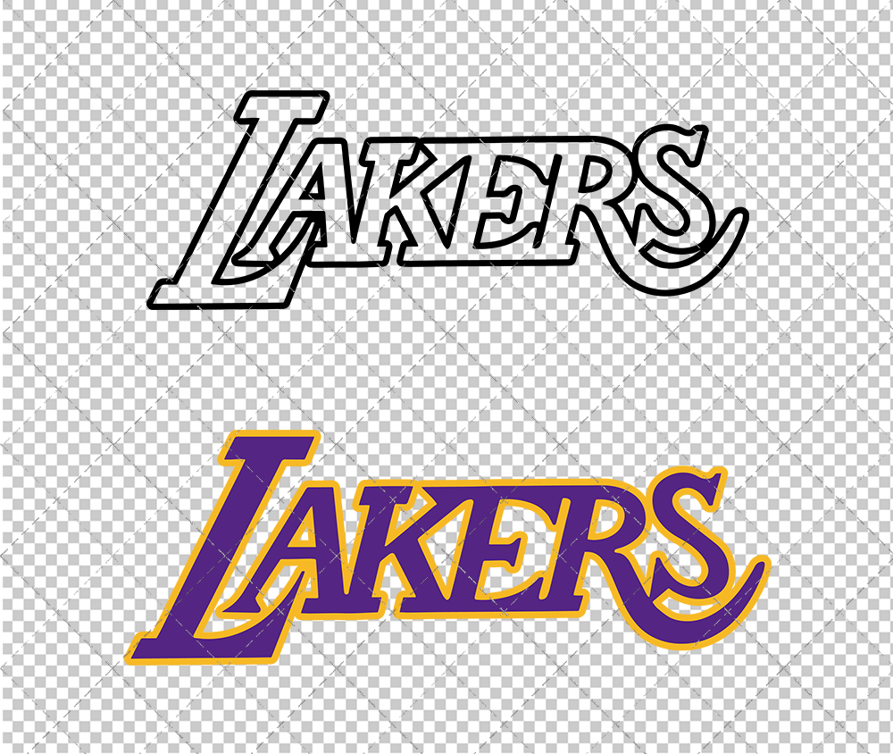 Los Angeles Lakers Jersey 1965, Svg, Dxf, Eps, Png - SvgShopArt