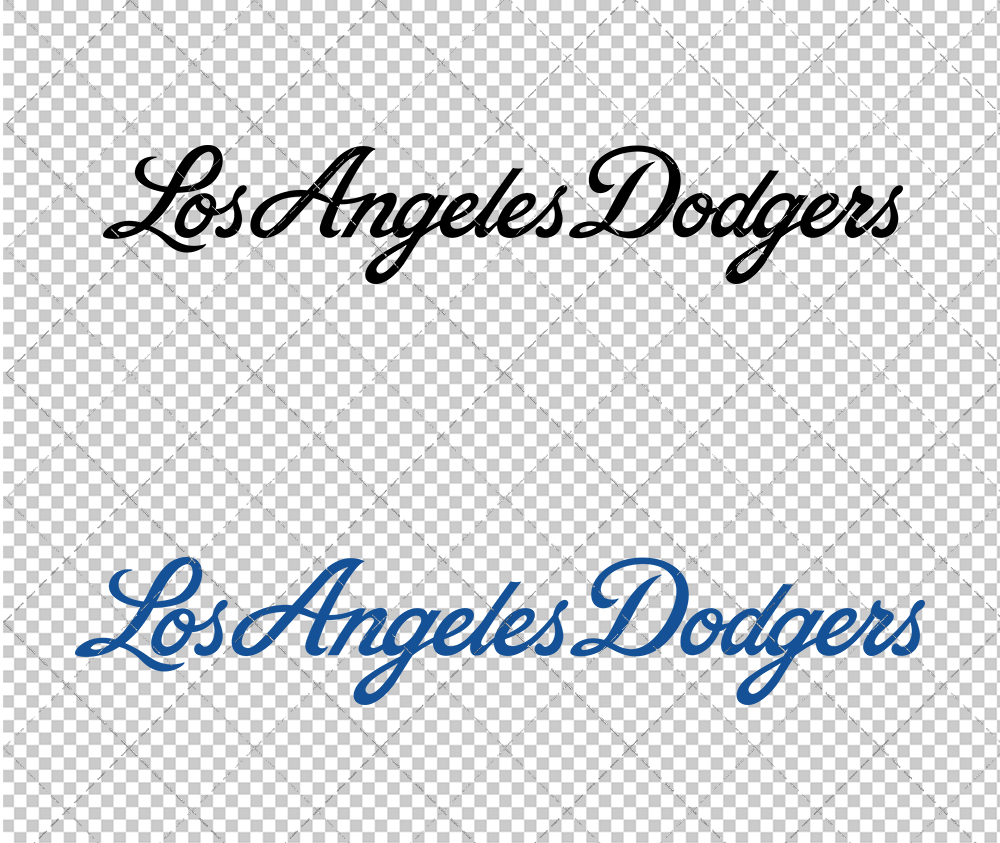 Los Angeles Dodgers Wordmark 2011, Svg, Dxf, Eps, Png - SvgShopArt