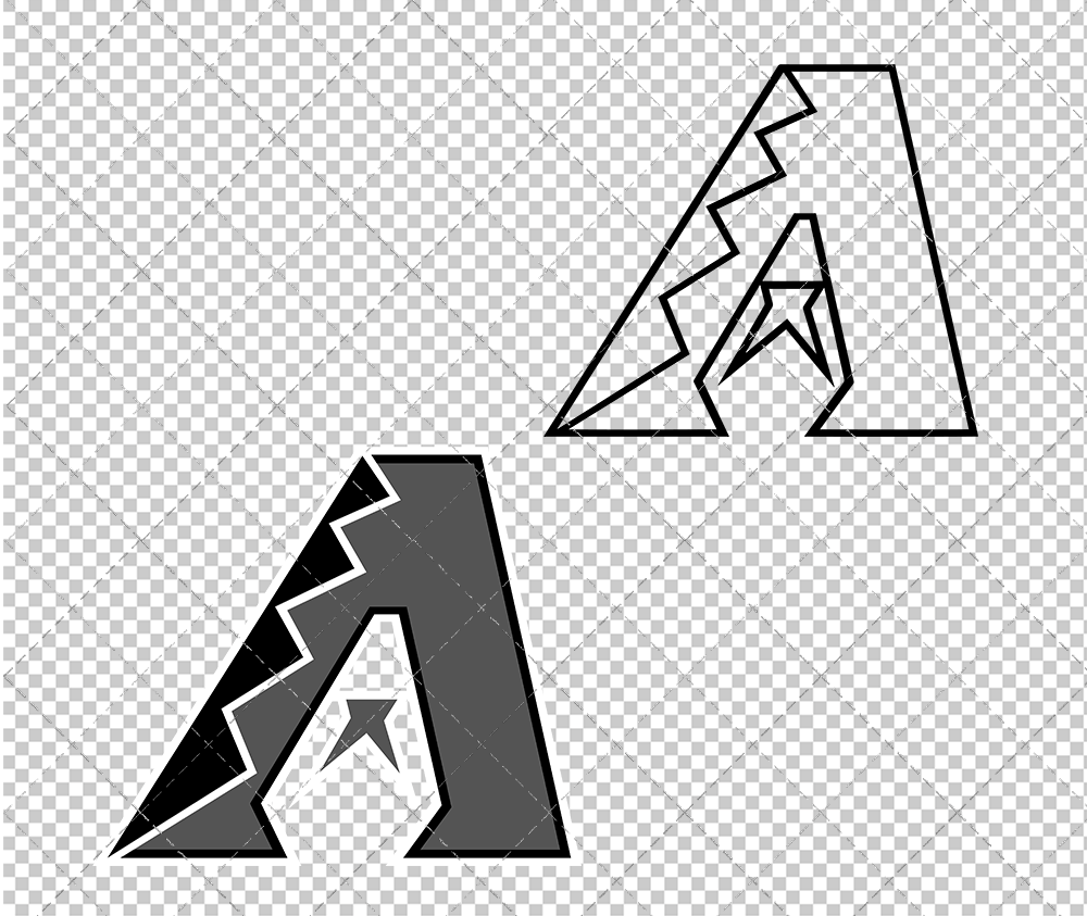 Arizona Diamondbacks Concept 2007 004, Svg, Dxf, Eps, Png - SvgShopArt