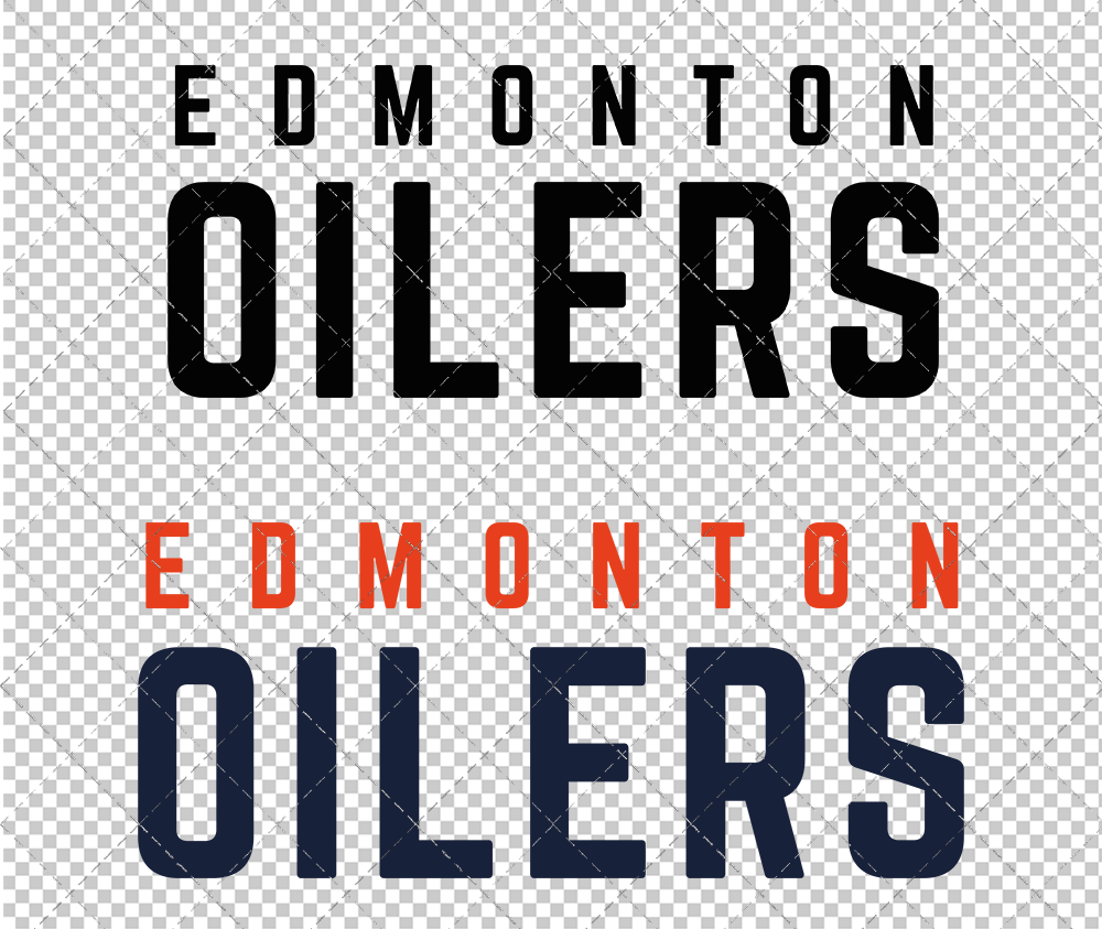 Edmonton Oilers Wordmark 2022 003, Svg, Dxf, Eps, Png - SvgShopArt