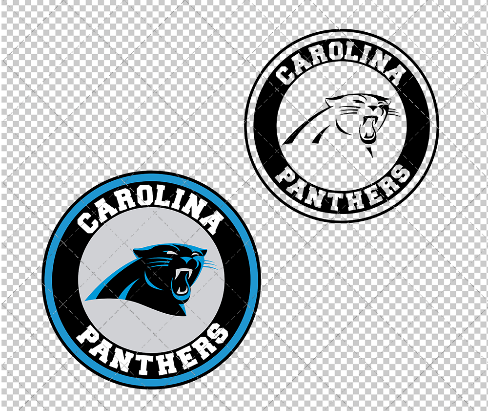 Carolina Panthers Circle 2012 003, Svg, Dxf, Eps, Png - SvgShopArt