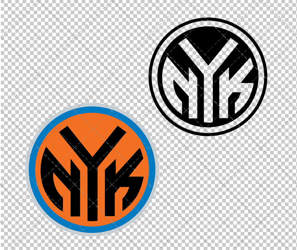 New York Knicks Alternate 1995, Svg, Dxf, Eps, Png - SvgShopArt
