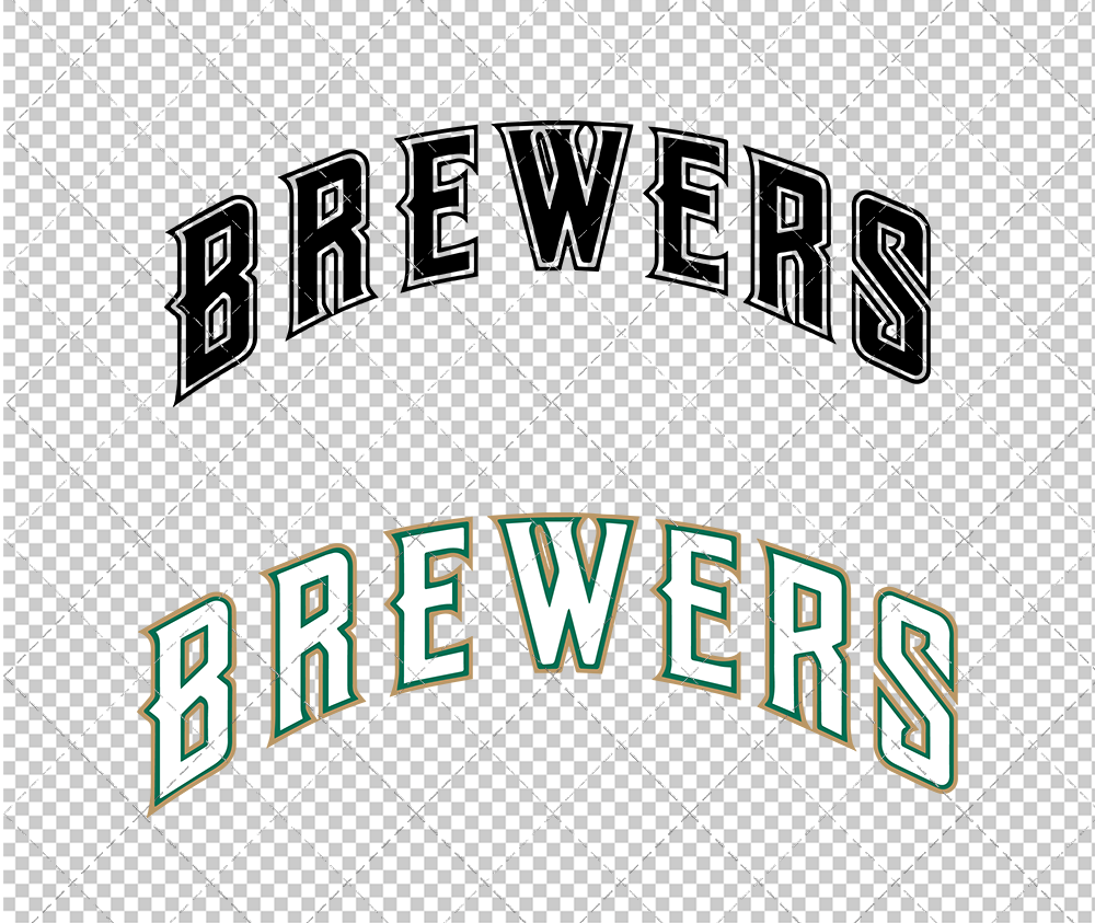 Milwaukee Brewers Jersey 1997 003, Svg, Dxf, Eps, Png - SvgShopArt