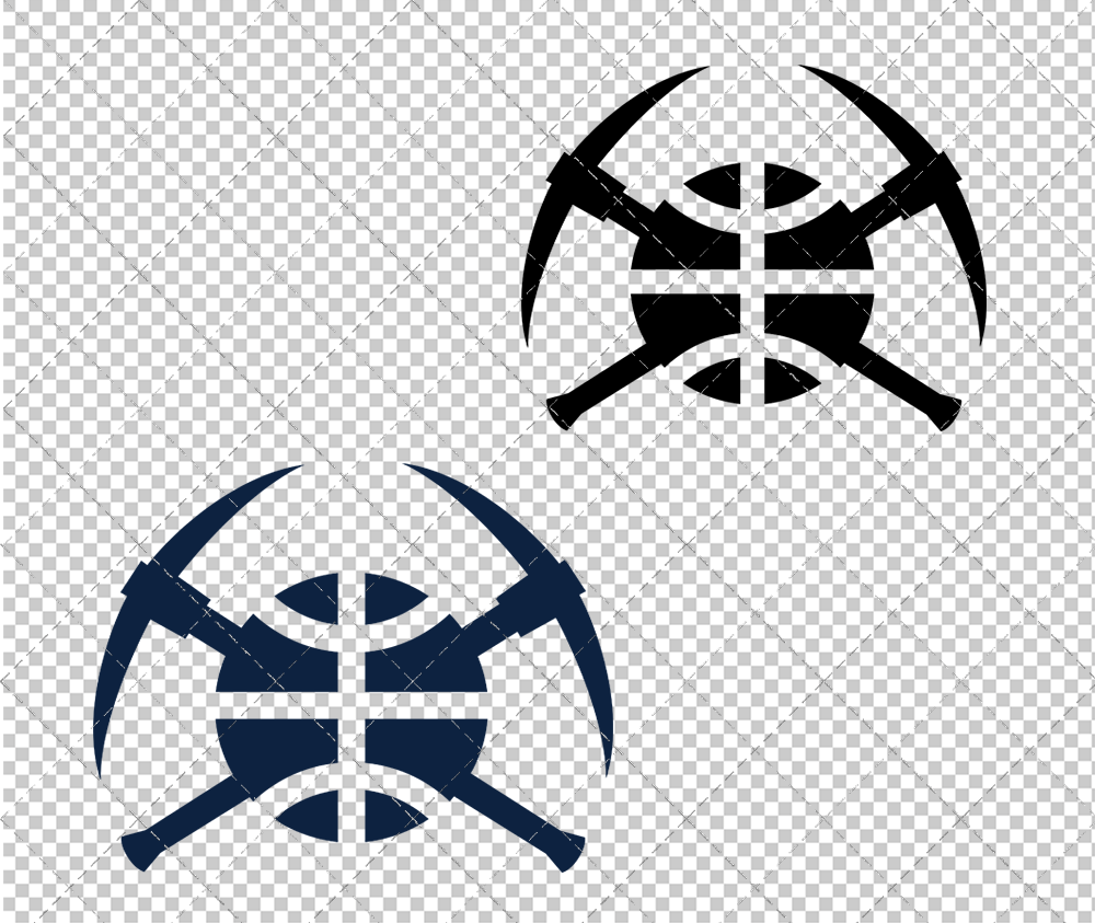 Denver Nuggets Alternate 2018 004, Svg, Dxf, Eps, Png - SvgShopArt