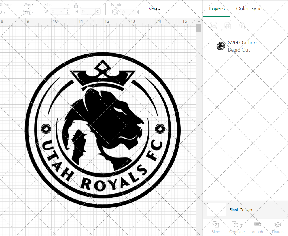 Utah Royals FC 2018 Svg, Dxf, Eps, Png 003