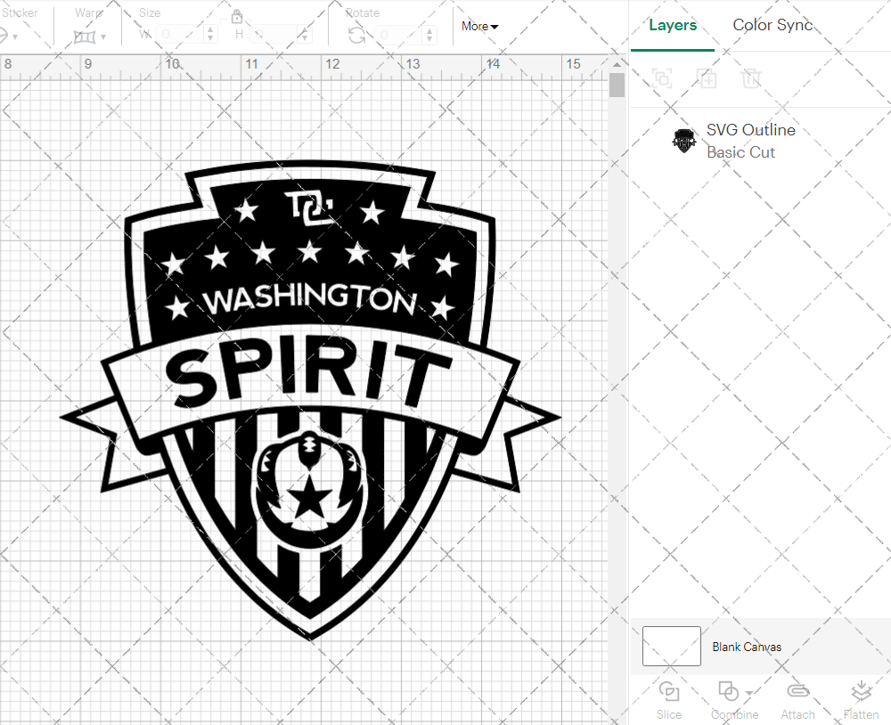 Washington Spirit 2013, Svg, Dxf, Eps, Png 003