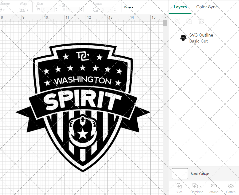 Washington Spirit Alternate 2013, Svg, Dxf, Eps, Png 003