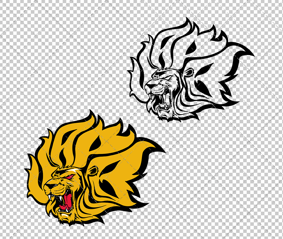 Arkansas-PB Golden Lions 1998, Svg, Dxf, Eps, Png - SvgShopArt