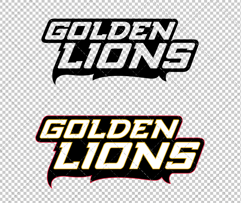 Arkansas-PB Golden Lions Wordmark 2014 004, Svg, Dxf, Eps, Png - SvgShopArt