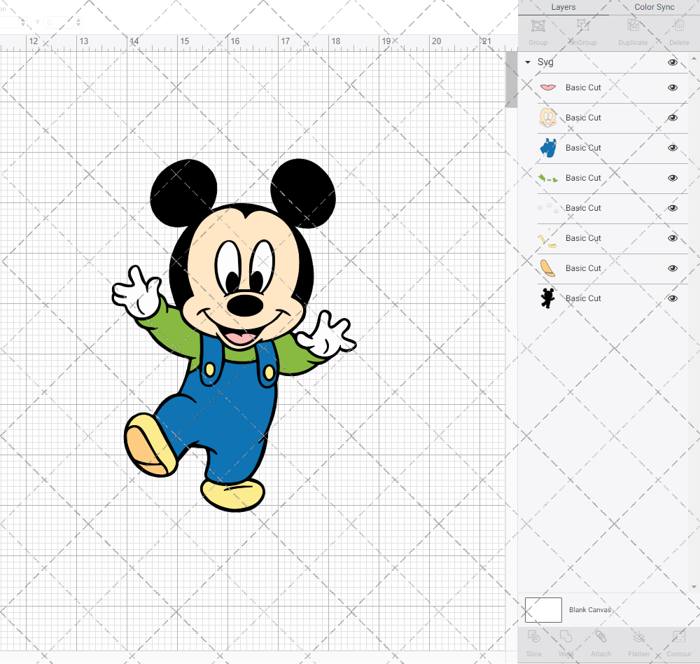 Baby Mickey Mouse, Svg, Dxf, Eps, Png - SvgShopArt