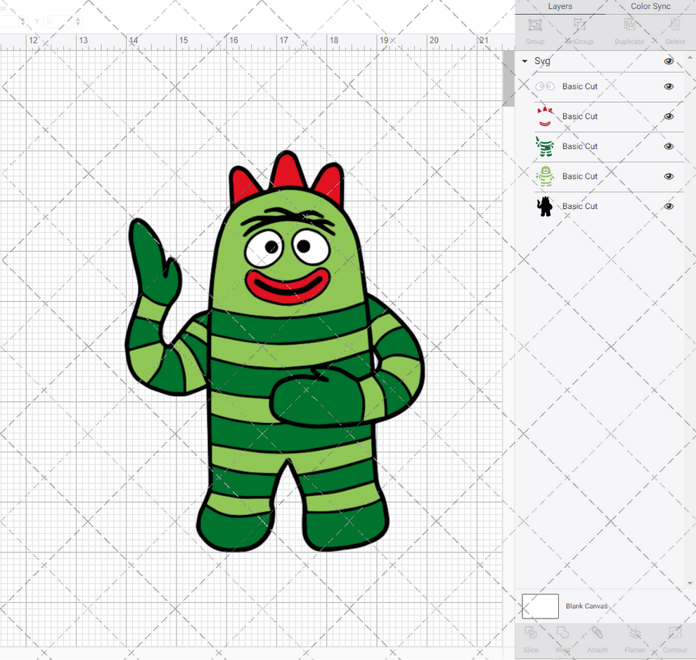 Brobee - Yo Gabba Gabba, Svg, Dxf, Eps, Png - SvgShopArt