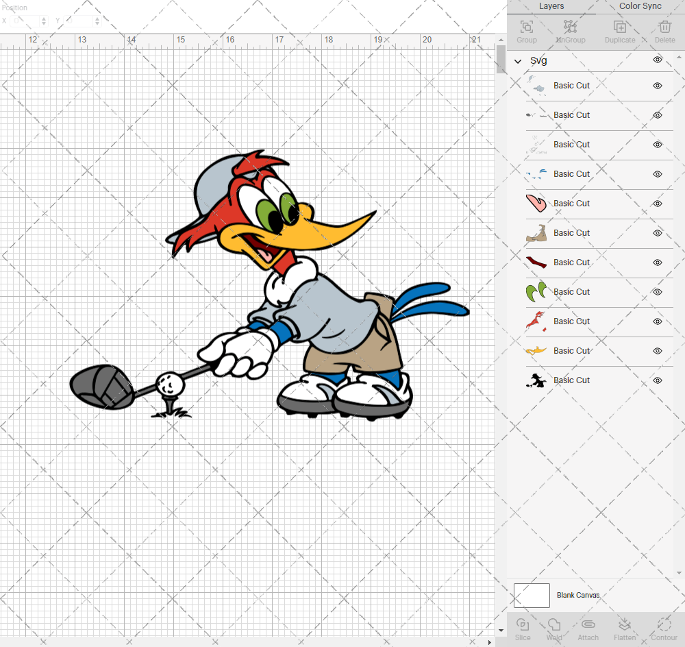Woody Woodpecker, Svg, Dxf, Eps, Png - SvgShopArt