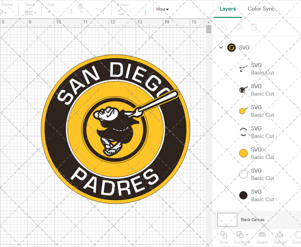 San Diego Padres Circle 2020, Svg, Dxf, Eps, Png - SvgShopArt