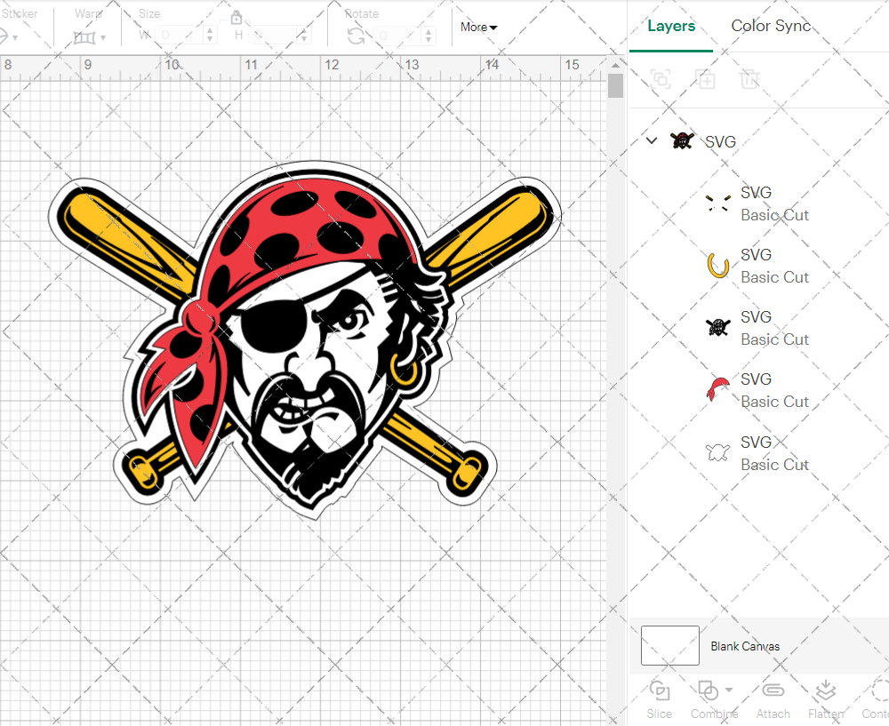 Pittsburgh Pirates Alternate 1997 002, Svg, Dxf, Eps, Png - SvgShopArt