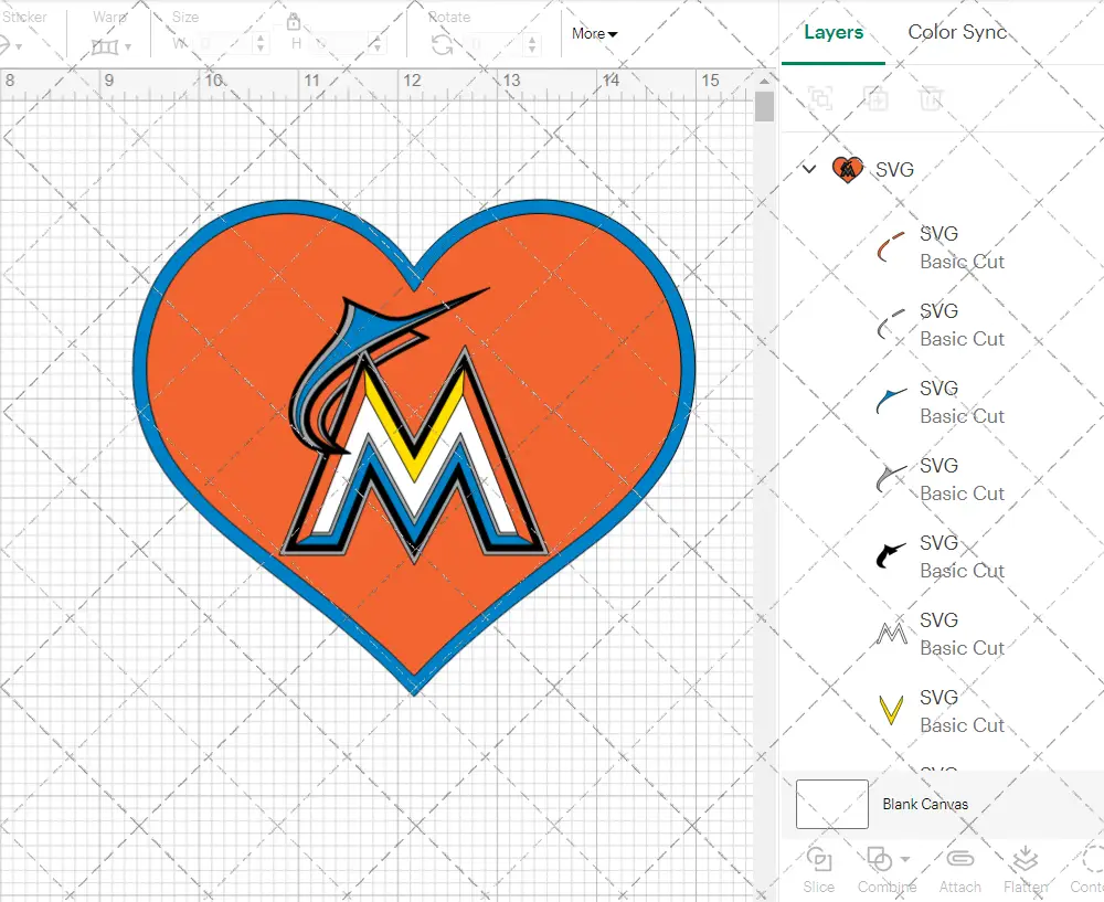 Miami Marlins Concept 2012, Svg, Dxf, Eps, Png - SvgShopArt
