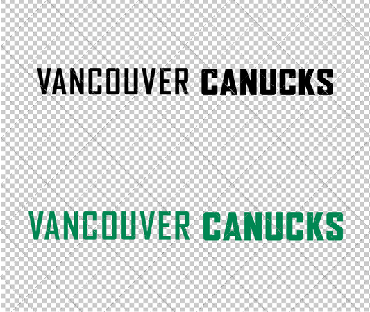 Vancouver Canucks Wordmark 2007 008, Svg, Dxf, Eps, Png - SvgShopArt