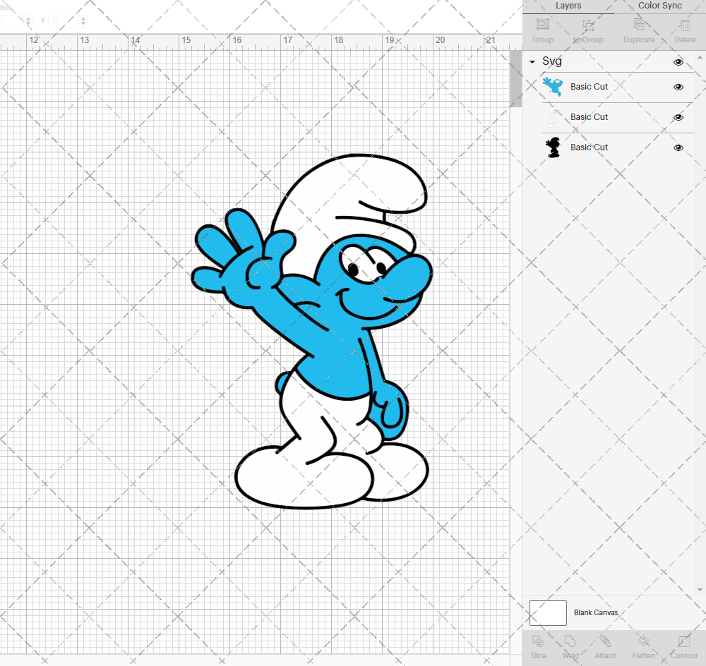 Smurfs - The Smurfs 002, Svg, Dxf, Eps, Png - SvgShopArt