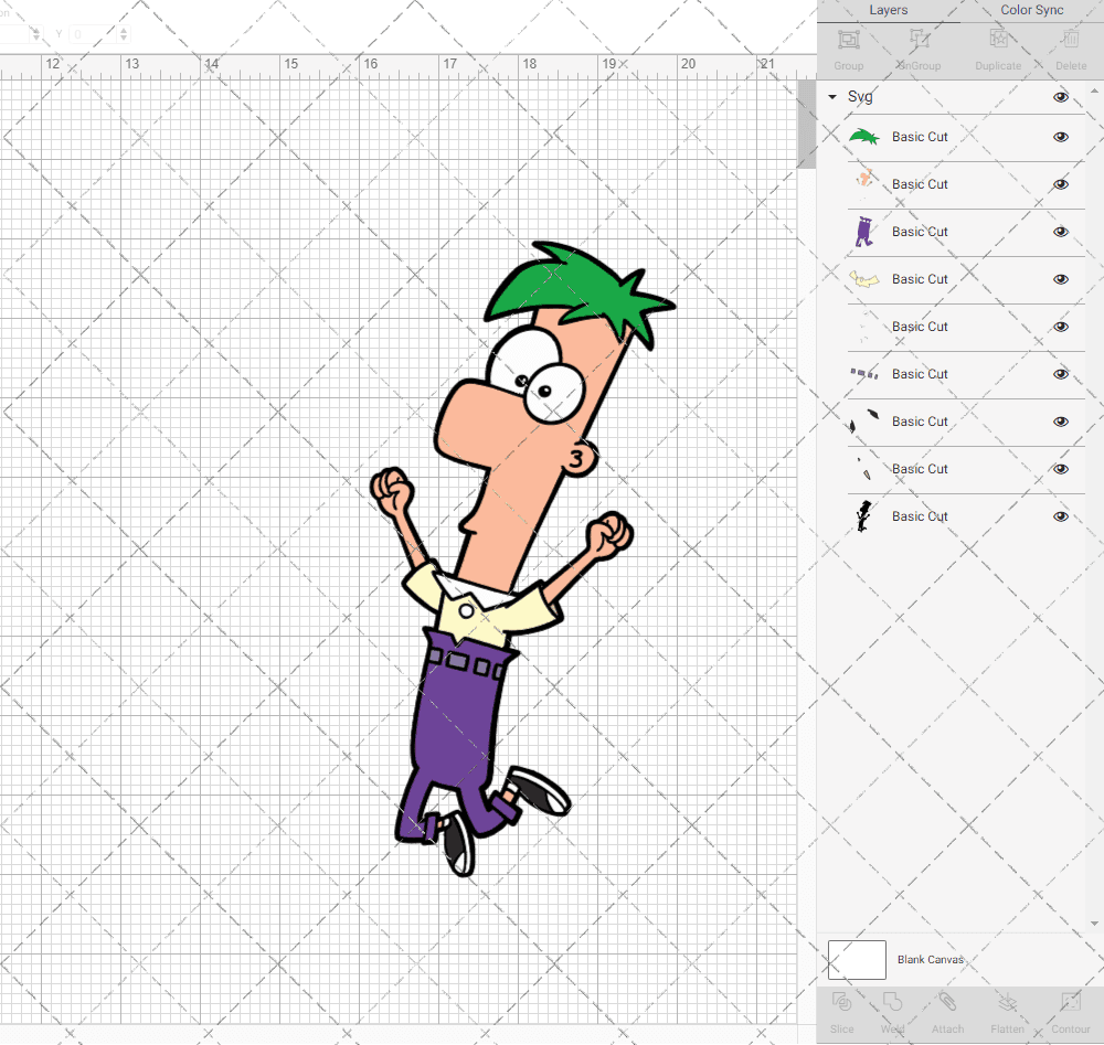 Ferb Fletcher - Phineas and Ferb, Svg, Dxf, Eps, Png - SvgShopArt