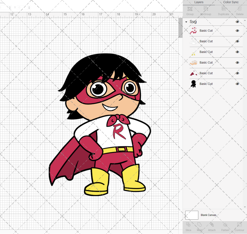 Red Titan - Ryans World, Svg, Dxf, Eps, Png - SvgShopArt