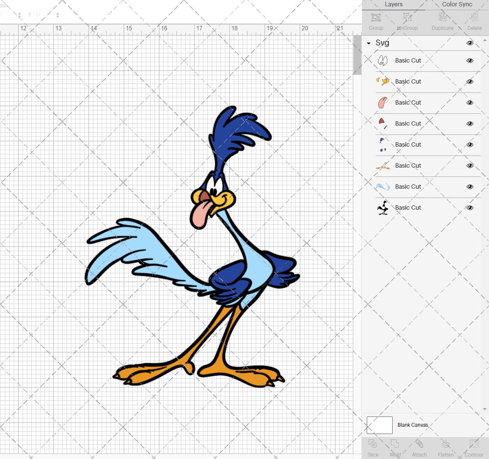 Road Runner - Looney Tunes 002, Svg, Dxf, Eps, Png - SvgShopArt