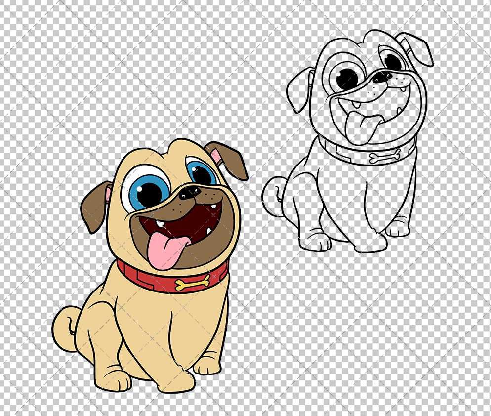 Rolly - Puppy Dog Pals, Svg, Dxf, Eps, Png - SvgShopArt