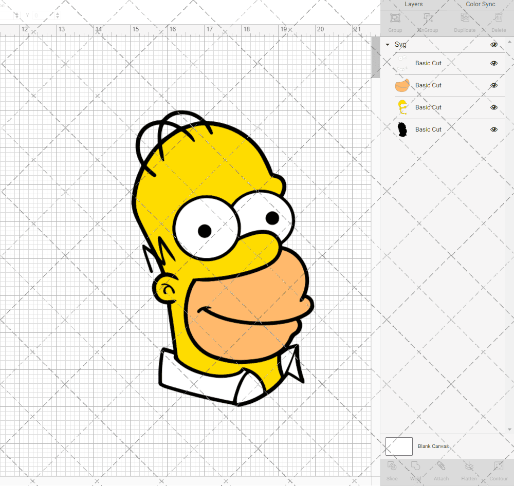 Gomer Simpson - The Simpsons 003, Svg, Dxf, Eps, Png - SvgShopArt