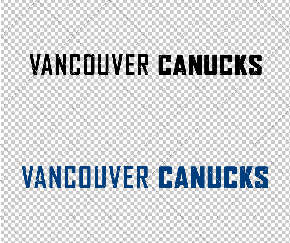 Vancouver Canucks Wordmark 2007 007, Svg, Dxf, Eps, Png - SvgShopArt