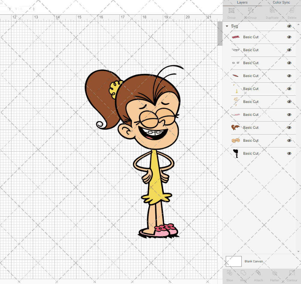 Luan Loud - The Loud House 002, Svg, Dxf, Eps, Png - SvgShopArt