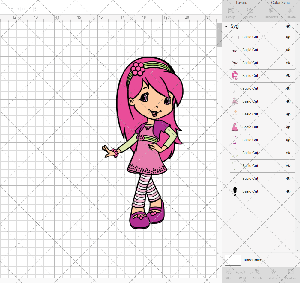 Raspberry Torte - Strawberry Shortcake, Svg, Dxf, Eps, Png - SvgShopArt