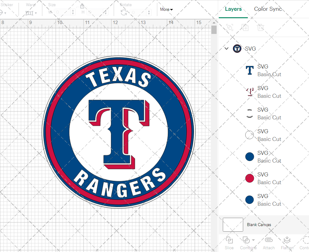 Texas Rangers Circle 2003 002, Svg, Dxf, Eps, Png - SvgShopArt