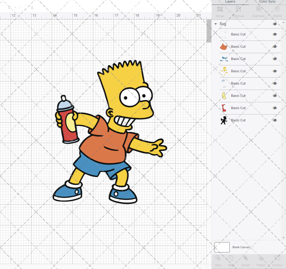 Bart Simpsons - The Simpsons 003, Svg, Dxf, Eps, Png - SvgShopArt