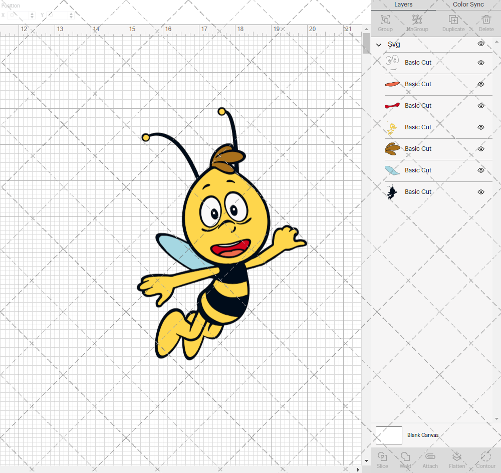 Willy - Maya The Bee, Svg, Dxf, Eps, Png - SvgShopArt