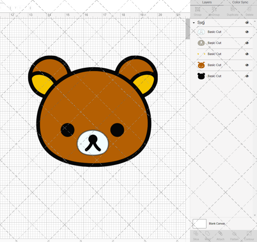 Rilakkuma, Svg, Dxf, Eps, Png - SvgShopArt