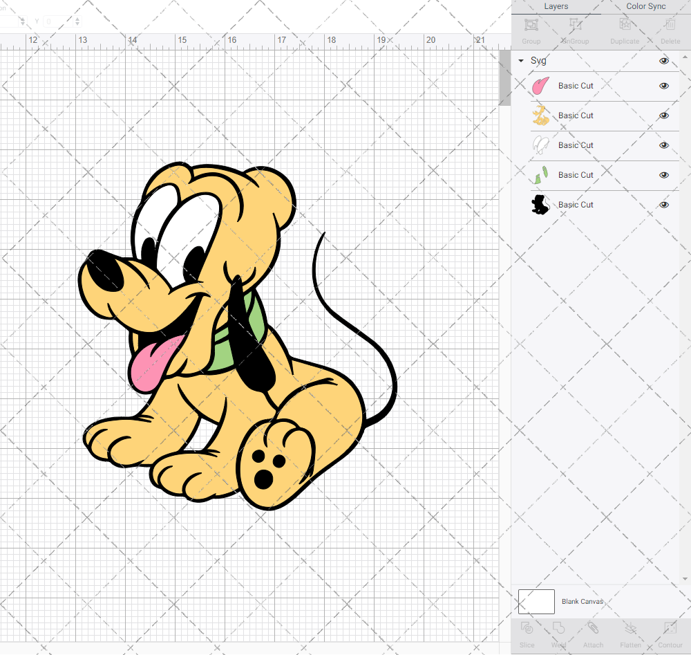 Baby Pluto, Svg, Dxf, Eps, Png - SvgShopArt