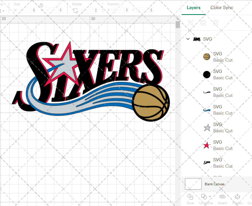 Philadelphia 76ers Alternate 1999, Svg, Dxf, Eps, Png - SvgShopArt