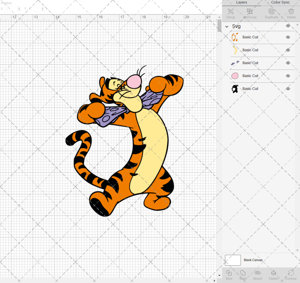 Tigger - Winnie The Pooh 005, Svg, Dxf, Eps, Png - SvgShopArt