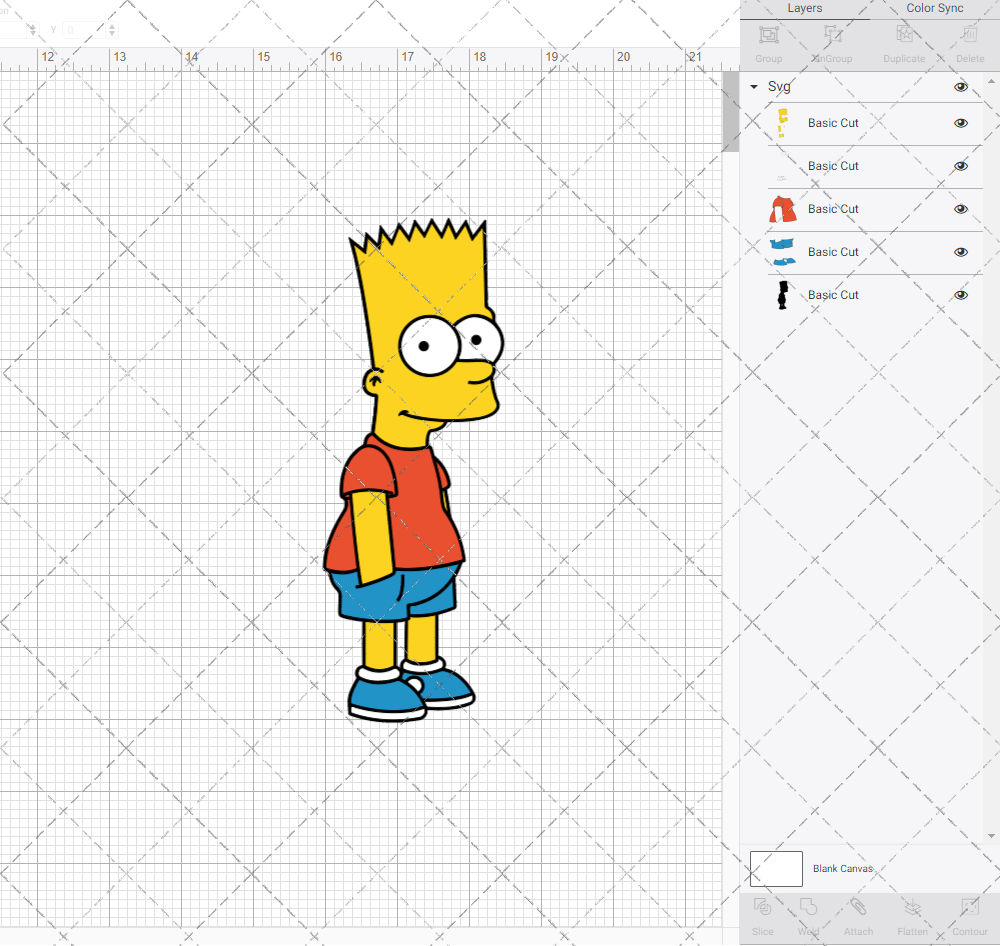 Bart Simpsons - The Simpsons 004, Svg, Dxf, Eps, Png - SvgShopArt