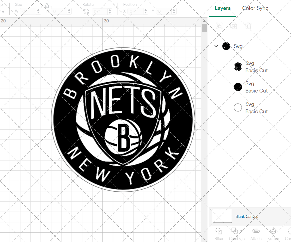 Brooklyn Nets Circle 2012 003, Svg, Dxf, Eps, Png - SvgShopArt