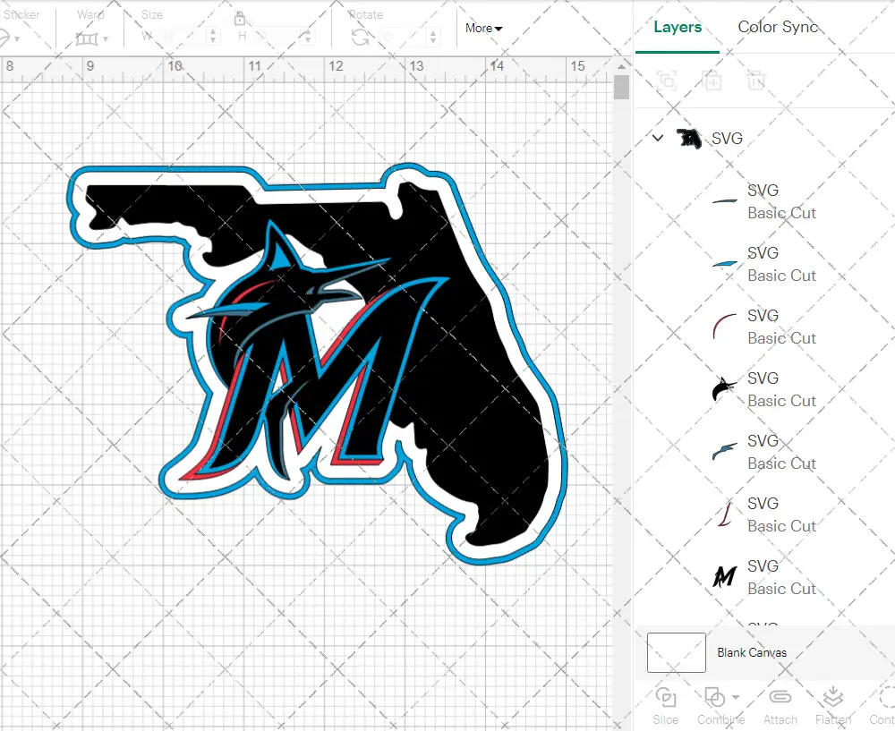 Miami Marlins Concept 2019 003, Svg, Dxf, Eps, Png - SvgShopArt