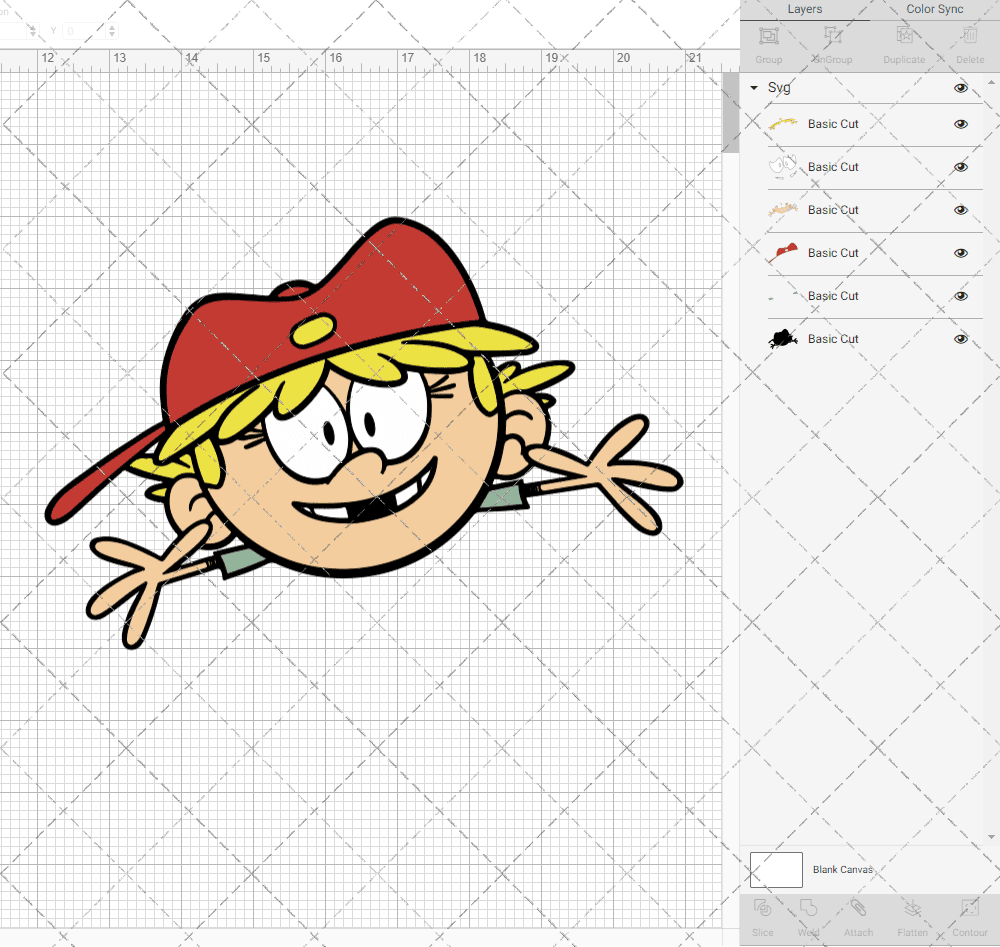 Lana Loud - The Loud House 002, Svg, Dxf, Eps, Png - SvgShopArt