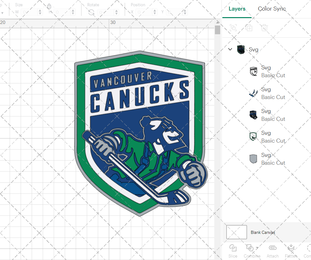 Vancouver Canucks Concept 2007, Svg, Dxf, Eps, Png - SvgShopArt