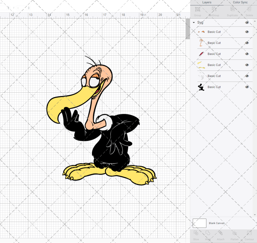 Beaky Buzzard - Looney Tunes, Svg, Dxf, Eps, Png - SvgShopArt