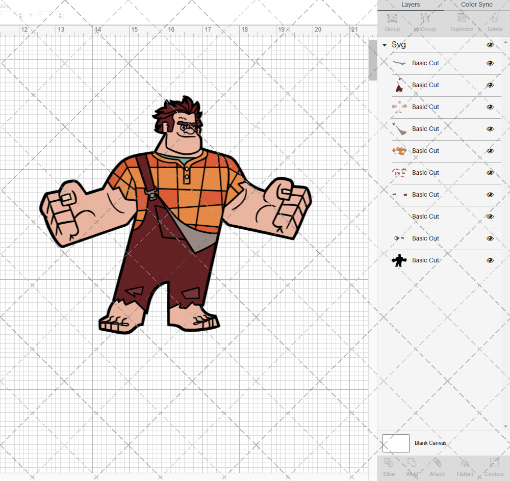 Ralph - Wreck-It Ralph, Svg, Dxf, Eps, Png - SvgShopArt