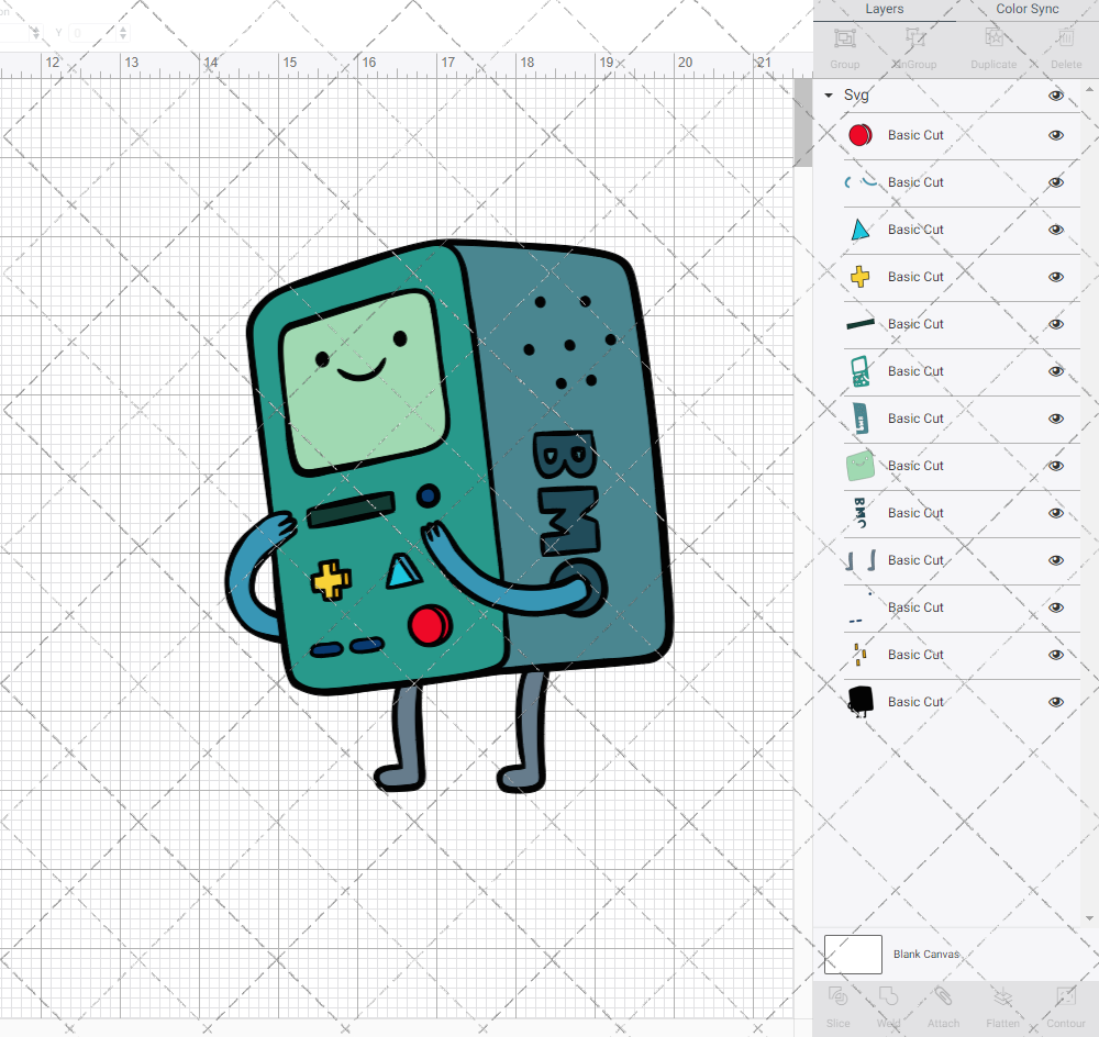 BMO - Adventure Time, Svg, Dxf, Eps, Png - SvgShopArt