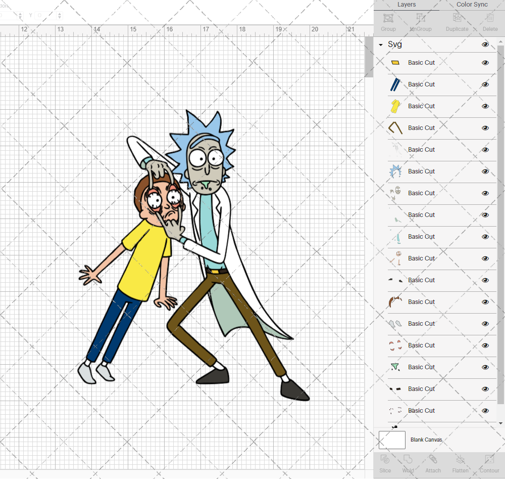 Rick and Morty, Svg, Dxf, Eps, Png - SvgShopArt